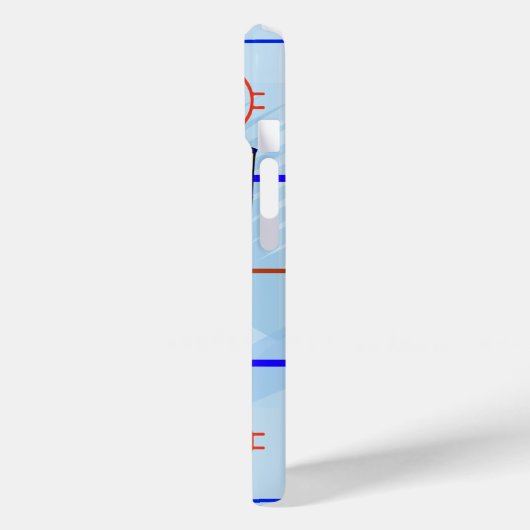 Speciaal ontwerp Ice Hockey Case-Mate iPhone Case (Achterkant / Links)