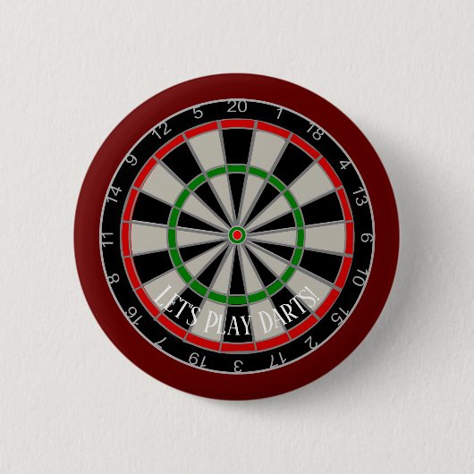 Speciaal ontwerp van dartboard Button (Voorkant)