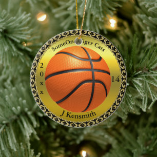 Speciaal ontwerp van de Basketball Champions Leagu Keramisch Ornament