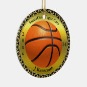 Speciaal ontwerp van de Basketball Champions Leagu Keramisch Ornament (Rechts)