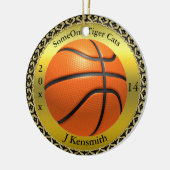 Speciaal ontwerp van de Basketball Champions Leagu Keramisch Ornament (Links)