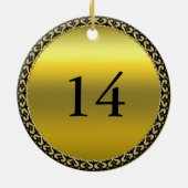 Speciaal ontwerp van de Basketball Champions Leagu Keramisch Ornament (Achterkant)