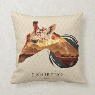 Speciaal ontwerp van de Giraffe van de woestijn. Kussen