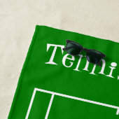 Speciaal ontwerp van de tennis strandlaken (In situ)