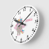 Speciaal ontwerp van kabelregenboog ronde klok (Hoek)