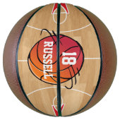 Speciaal ontwerp voor basketbalsport basketbal (Verticaal)