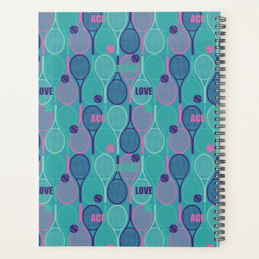 Speciaal ontwerp voor tennisspelers, touringcars.. planner (Achterkant)