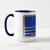 Speciaal ontworpen Amerikaanse paratrooper vlag Mok (Links)