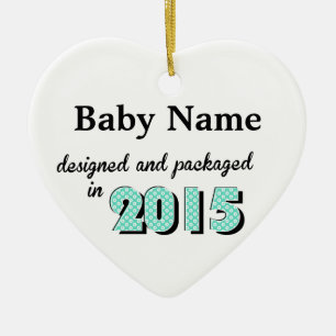 Speciaal ontworpen en gebundelde Baby voor 2015 Keramisch Ornament