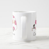 Speciaal ontworpen Retro Caravan Eigenaar Jumbo-Mo Jumbo Mok (Achterkant)