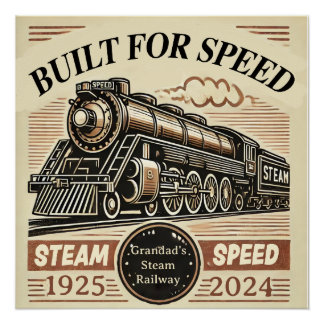 Speciaal ontworpen voor snelheid – aanpasbaar glan perfect poster