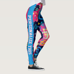 Speciaal op maat gemaakte Abstracte graffiti kunst Leggings