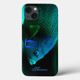 Speciaal op maat gemaakte aquariumvissen iPhone 13 hoesje