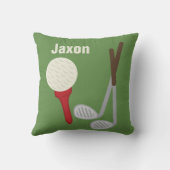 Speciaal op maat gemaakte jongens Ziekte Golf Sier Kussen (Achterkant)
