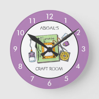 Speciaal op maat gemaakte voor Craft Room Ronde Klok