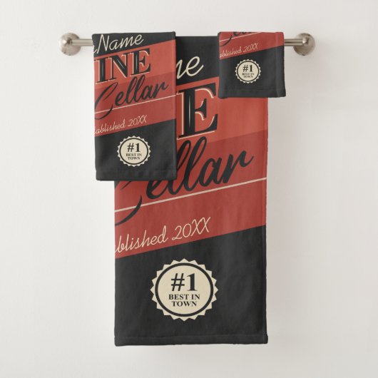 Speciaal op wijn gerichte ijskast voor flessengte bad handdoek (Insitu)