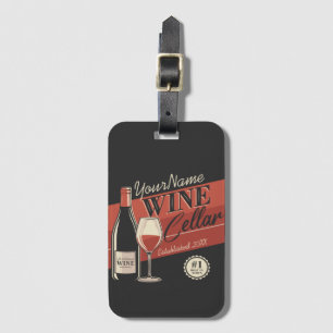 Speciaal op wijn gerichte ijskast voor flessengte bagagelabel