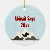 Speciaal Ornament voor het kerststaartje (Achterkant)