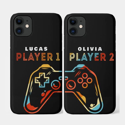 Speciaal overeenkomende gamer Player 2 stijlvol zw Case-Mate iPhone Case