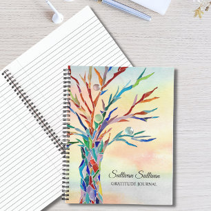 Speciaal overzicht van de regenboogbomen notitieboek