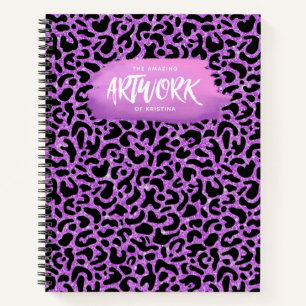 Speciaal Paars artiest Sketchbook Notitieboek