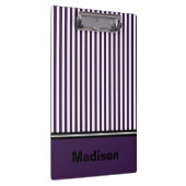 Speciaal Paars en wit gestreept klembord (Rechts)