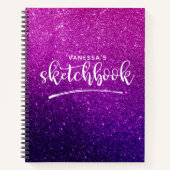 Speciaal Paars-roze handboek Notitieboek (Voorkant)