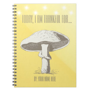 Speciaal paddenstoeljournaal notitieboek
