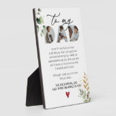 Speciaal Papa Keepsake Gezegde Eucalyptus Fotoplaat (Zijkant)