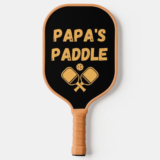 Speciaal Papa's Pickleball Paddle (Achterkant)