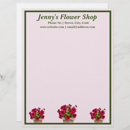 Speciaal papier met briefhoofd (Voorkant / Achterkant)