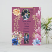 Speciaal papier voor mijn moeder Norma Kinney (Staand voorkant)