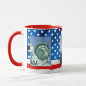 Speciaal patriot USA Flag Photo Mok (Links)