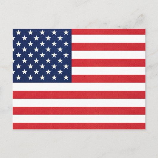 Speciaal patriottisch-Amerikaanse vlag Briefkaart (Voorkant)