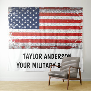 Speciaal patriottisch-Amerikaanse vlag Wandkleed