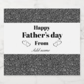 Speciaal personalis vaderdag bier flesje label bier etiket (Enkel label)