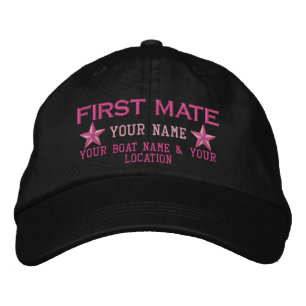 Speciaal Pet van de Eerste Mate Stars Embroidery