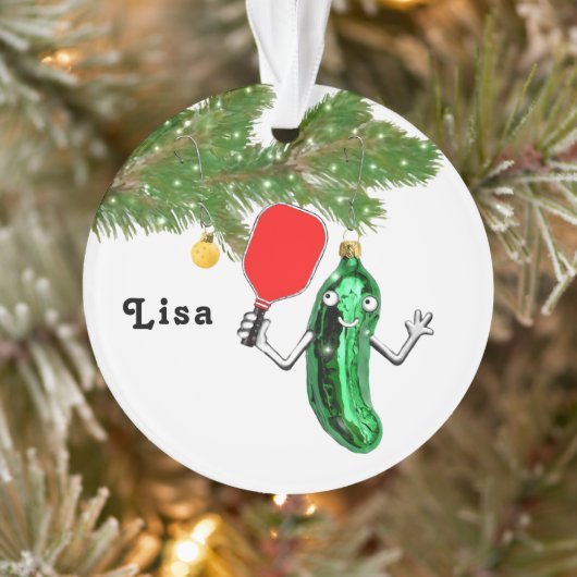 Speciaal Pickleball Collectible Ornament (Boom)