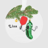Speciaal Pickleball Collectible Ornament (voorkant)