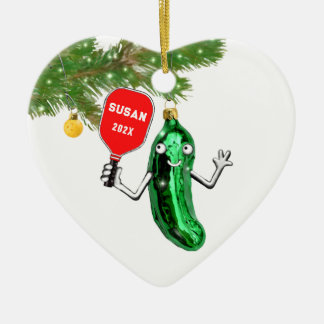 Speciaal Pickleball Keepomwille 2023 Keramisch Ornament
