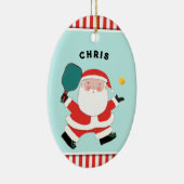 Speciaal Pickleball Keepomwille Keramisch Ornament (Rechts)