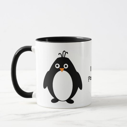 Speciaal pinguïn-ontwerp mok (Links)
