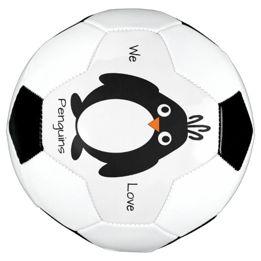 Speciaal pinguïn-ontwerp voetbal (Gedraaid)