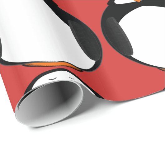 Speciaal pinguïn-verlooppapier cadeaupapier (Rol Hoek)