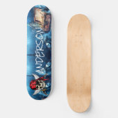 Speciaal piraatschildpad skateboard (Voorkant)