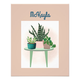 Speciaal Plant Lover Wall Art Foto Afdruk