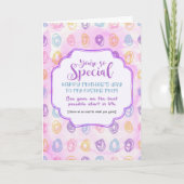 Speciaal pleegmoeder - Moederdag Kaart (Voorkant)