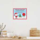 Speciaal Poster voor de lijst van Santa's Nice (Keuken)