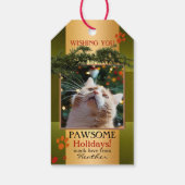 Speciaal Prettige feestdagen Cadeaulabel (Achterkant)