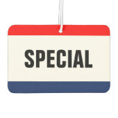 Speciaal promotieprogramma voor auto's  luchtverfrisser (Achterkant)